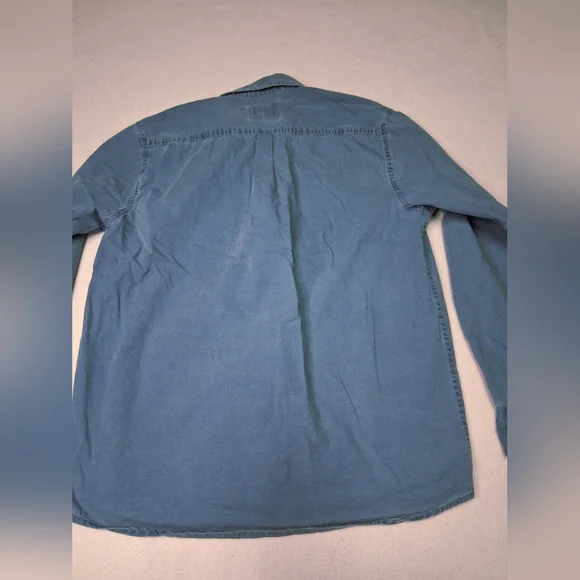 Wrangler Men's Denim Blue Casual Shirt - Picture 11 of 11